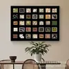 Pintura Decorativa Personalizada al por Mayor Transfronteriza para Cajas de Medidor Eléctrico, Instalación sin Taladro, Pintura de Cubierta de Caja de Medidor Eléctrico Estilo Clásico Chino para Entrada de Sala de Estar