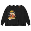 Sudadera con cuello redondo de Naruto Anime, Ropa periférica, Casual, Marca de moda, Forro polar, Cálida, Capa base, Manga larga