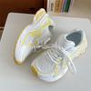 Há Nuvens na Árvore Sapatos Pai Retro Pretos de Solado Grosso para Mulheres 2025 Novo Outono com Saia Tênis Esportivo de Solado Macio