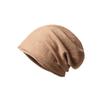 Chapéu Heap Feminino Outono e Inverno Simples All-match Big Head Wai Chapéu de Malha Moda All-match Bolsa Chapéu de Cabeça Moda Quente Frio Chapéu