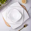 Restaurante de Hotel Casa Phnom Penh Prato de Porcelana Prato de Cerâmica Ocidental para Bife Prato Criativo Rasos Conjunto de Pratos