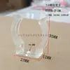 Clipes para Lâmpada Fluorescente T4/T5/T6/T7/T8/T10/T12/T16, Clipes de Fixação Redondos de Plástico Transparente de Encaixe
