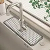 Tapete para Torneira Macio de Terra de Diatomáceas Banheiro Absorvente Secagem Rápida Tapete Bancada de Pia de Banheiro Cozinha Tapete para Vaso Sanitário