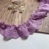 Borda de Renda de Algodão Não Elástica, Vazada, em Formato de Coração, Multicor, com 4,5 cm de Largura para Roupas de Animais de Estimação, Roupas de Bonecas e Acessórios de Vestuário para Brinquedos