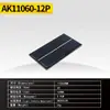 Mini Panel Solar de 60x60mm 5.5V Panel de Batería Panel de Carga Solar Tablero de Pegamento Panel Fotovoltaico