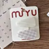 Tira de Tela Rayada Dulce Versátil Estilo Coreano Femenina Cuadros Bb Chica Fresca Pasador Lateral Pequeño Pasador para el Cabello Estilo Chanel