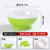 Bol para Fideos Imitación Porcelana Melamina A5, Bol Engrosado Forma de Caracol, Bol para Fideos con Sopa de Res, Bol para Ramen de Tienda de Fideos Bicolor de Pie Alto, Logo Personalizado