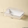 Caja Rectangular para Empaque de Sándwich Caja de Papel Plástico Caja de Papel Kraft Caja para Pastel para Hornear West Point Desechable