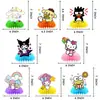 Fiesta de Cumpleaños de Sanrio de Dibujos Animados Lindo Kuromi Melody Adorno de Panal Perro Canela Adorno de Panal de Cumpleaños