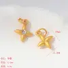 Pingente Antigo Banhado a Ouro para Gotejamento de Óleo com Diamantes Microincrustados, Ábaco, Estrelas, Lua e Coração Charms DIY