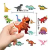 50/100 Lindas Pegatinas de Dinosaurios Pequeños con Graffiti para Taza de Agua, Teléfono Móvil, Cuaderno, Maleta, Pegatinas Decorativas Impermeables