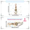 Uma Variedade de Adesivos de Parede de Animais Fofos de Desenho Animado para Sala de Estar, Quarto, Quarto de Crianças, Decoração de Parede de Fundo para Casa, Adesivos de Parede Autoadesivos