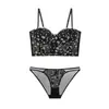 Lujoso Chaleco Ropa Interior Estilo Corte Francés Victoriano para Mujeres, Hace que los Bustos Grandes Parezcan Más Pequeños, Sujetador Bordado Floral Tridimensional 313 Al por Mayor