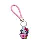 Llavero de cuerda trenzada creativo de la serie Hello Kitty de Amazon, colgante de coche creativo Dunhuang de cuero con dibujos animados