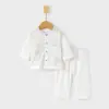 Ropa de Casa para Bebé Recién Nacido Traje de Top Delgado Ultrafino Algodón de Ensueño Verano Pantalones Holgados para Niños Aire Acondicionado para Bebé