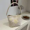 Bolsas da Moda Deste Ano para Mulheres 2026 Novo Estilo Bolsa Tote de Ombro Influenciadora Feminina Ins Bordada Floral Bolsinha Vintage