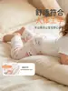 Pantalones largos de algodón puro Clase A de cintura alta para proteger la barriga de bebés, leggings de otoño, pantalones de cintura alta para bebés y niños pequeños