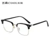 Nuevas y Modernas Monturas Cuadradas para Gafas para Hombre, Gafas sin Graduación con Filtro de Luz Azul, Se Pueden Personalizar con Lentes Graduados