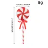 Decoración Nueva de Piruleta Navideña Colorida Dulce de Piruleta Grande Festivo Adorno para Árbol de Navidad Accesorios para Arreglos