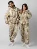 Traje Casual para Pareja con Estampado Digital 3D Europeo y Americano Transfronterizo Otoño e Invierno 2024