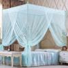 Mosquiteiro Atacado em Forma de U Três Portas Pintado de Chão Estilo Palácio Duplo Doméstico Aço Inoxidável Cama 1.8m 1.5m 1.4m