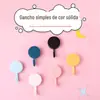 Ganchos Adesivos Redondos Fofos de Macaron, Ganchos Fortes e Pegajosos para Cozinha e Casa, Sem Furar, Ganchos Sem Marcas