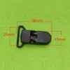 JA-1 Lanyard de 25mm com clipe jacaré fixação manual clipe plástico adequado para corrente de chupeta de 1 polegada cinto