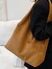 Bolso Grande Relajante para Mujer 2025 Nuevo Otoño Bolso de Hombro para el Trabajo Bolso Tote Cubo de Gamuza