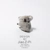 Novo Cartoon Plush Three-dimensional Koala Hairpin Japonês e Coreano Internet Celebridade Outono e Inverno Side Clip Cute Super Cute Grab Clip Headwear