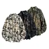 2026 Camisas Nuevas para Hombre Estilo Hong Kong Marca de Moda Tendencia Holgadas Talla Grande Pana Personalizadas Tie-Dye Manga Larga para Hombre
