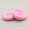 Botões Redondos Coloridos de Suéter Flocado Casaco de Lã Corta-vento Decoração de Flor para Sapato Roupas Infantis Pijamas Botões Simples
