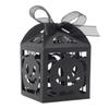 Caja de dulces con diseño de castillo hueco para exportación transfronteriza, caja de papel con forma de araña negra, caja de dulces de calabaza para fiesta de Halloween, disponible en stock