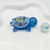 Adornos luminosos de tortuga de color de dibujos animados accesorios lindos de resina para bricolaje paisajismo de micro paisajismo decoraciones de tortugas pequeñas