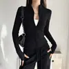 Secado rápido perchero para ropa cuello ajustado corte slim mostrar figura delgada ropa de fitness mostrar figura delgada chaqueta deportiva para yoga running chaqueta deportiva para entrenamiento de Pilates ropa de yoga