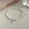 Pulsera de Donut Cabeza de Pan para Mujer Todo Fósforo Alto Sentido de Gama Pequeño Refinado Fresco Diseño de Nicho Pulsera de Novia Nuevo Producto