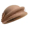 Sombrero Nuevo Estilo 2026 para Mujer, Boina de Lana Otoño e Invierno, Sombrero Pequeño Retro Británico, Elegante y con Estilo, Azafata al por Mayor