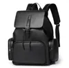 Mochila Nueva de Cuero Suave de Gran Capacidad para Hombre, Bolso Casual de Negocios para Computadora, Mochila para Laptop de 15 pulgadas, Bolso para Viaje de Negocios