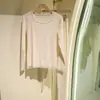 Otoño e Invierno Nuevo Grueso Sin Costuras Minimalista Capa Base Alta Elasticidad Aceite de Coco Térmico Juego de Ropa Interior Acrílico Calefacción Cálido Sin Costuras