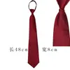 Corbata Negra para Mujer, Estilo con Cremallera, Camisa sin Costuras, Estilo JK Japonés, Opciones Largas y Cortas, Atada a Mano, Estilo Preppy, Estudiante, para Hombre