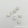 Fritillaria de Água Doce Vidro Contas Espalhadas Doze Constelações 12mm Estampagem Bronzeada Furo Passante Galvanoplastia Diy Acessórios para Roupas
