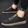 Zapatos de chef para hombre de otoño, zapatillas, zapatos casuales de cuero, zapatos de trabajo negros para hombre, zapatos de cocina
