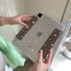 Funda protectora estilo coreano de estrella marrón para tableta Apple iPad, anti-flexión, desmontable, succión lateral, adecuada para Air, Mini y Pro de 10ª generación