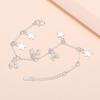 Pulseira de estrela por atacado de fábrica feminina personalidade japonesa e coreana estudante ins prata 925 banhada simples ornamentos de mão joias de comércio exterior
