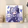 Genshin Impact Pintura al Óleo Digital DIY Dios del Agua Furina Animación Bidimensional Periférico Caricatura Pintura Decorativa Pintada a Mano Venta al por Mayor