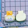 Poodles Brillantes Juegan Animales de Dibujos Animados Conejo de Pan Oso Capibara Panda Pasador Hebilla de Zapato Ropa DIY Accesorios de Resina