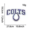 Los parches de lentejuelas con temática de equipo de la Liga de Fútbol Americano NFL son adecuados para la decoración DIY de ropa y bolsos.