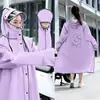 Capa de Chuva para Mulheres e Homens, Estilo Longo, Prova de Tempestade para Corpo Inteiro, Poncho de Chuva Adulto de Peça Única, Especificamente para Patinetes Elétricos