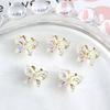 Venta al por mayor transfronteriza hielo transparente colorido mariposa lujo ligero avanzado joyería de uñas usar uña resina material accesorios ins