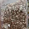 Agua Roja tamaño pequeño Mini Forma Plana Color Melocotón Claro Arte de Uñas Broca para Uñas Tamaño Mixto DIY Vidrio