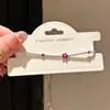 Pulsera Deslizante de Flor Incrustada con Circonitas Transfronteriza, Lujo Ligero, Gama Alta, Elegante Pulsera, Dulce, Moderna y Versátil Joyería de Mano para Mujeres